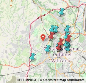 Mappa Via Angelo Mosso, 00168 Roma RM, Italia (3.68059)