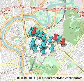 Mappa Via Giuseppe Tuccimei, 00197 Roma RM, Italia (0.577)