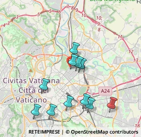 Mappa Via Anapo, 00199 Roma RM, Italia (3.98636)