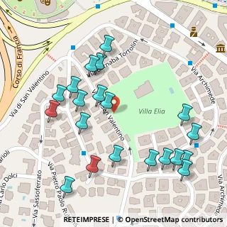 Mappa Via di San Valentino, 00197 Roma RM, Italia (0.14)
