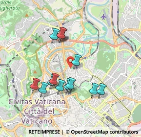 Mappa Via di San Valentino, 00197 Roma RM, Italia (1.75429)