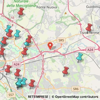 Mappa Case Rosse, 00131 Roma RM, Italia (7.5685)