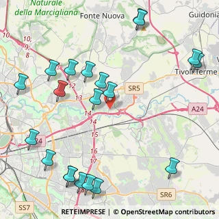 Mappa Case Rosse, 00131 Roma RM, Italia (5.8645)