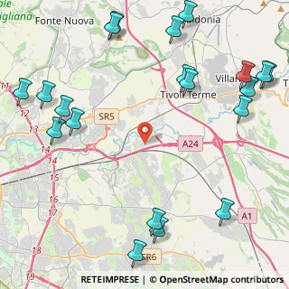 Mappa Via Guglielmo Cappa, 00132 Roma RM, Italia (6.502)