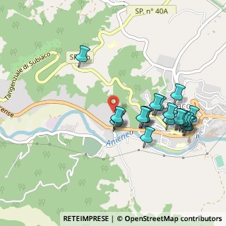 Mappa Via di Villa Gori, 00028 Subiaco RM, Italia (0.505)