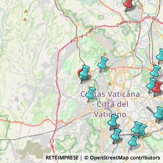 Mappa Via Gerolamo Mercuriale, 00168 Roma RM, Italia (6.9805)