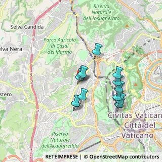 Mappa Via Gerolamo Mercuriale, 00168 Roma RM, Italia (1.56923)