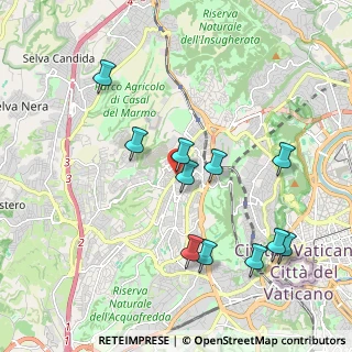 Mappa Via Gerolamo Mercuriale, 00168 Roma RM, Italia (2.13182)