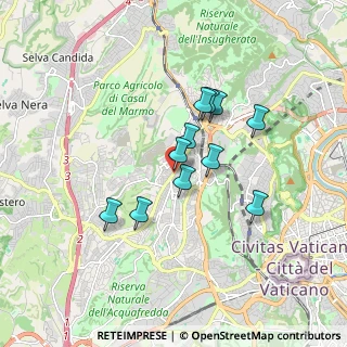 Mappa Via Gerolamo Mercuriale, 00168 Roma RM, Italia (1.42273)