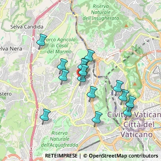 Mappa Via Gerolamo Mercuriale, 00168 Roma RM, Italia (1.73867)