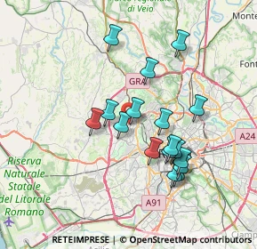 Mappa Via Giuseppe Guicciardi, 00168 Roma RM, Italia (6.74647)