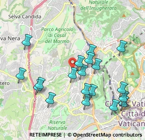Mappa Via Giuseppe Guicciardi, 00168 Roma RM, Italia (2.2285)