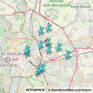 Mappa Vicolo Truzzi, 00158 Roma RM, Italia (3.515)