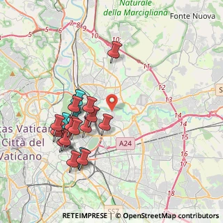 Mappa Vicolo Truzzi, 00158 Roma RM, Italia (4.08737)
