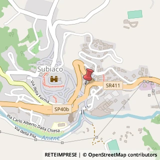 Mappa Piazza Resistenza, 2, 00028 Subiaco, Roma (Lazio)