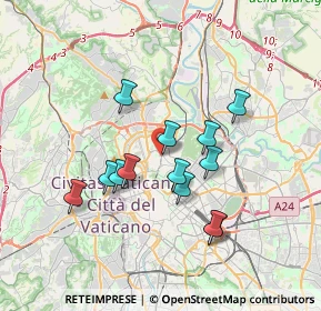 Mappa Via Filippo Civinini, 00197 Roma RM, Italia (3.23308)