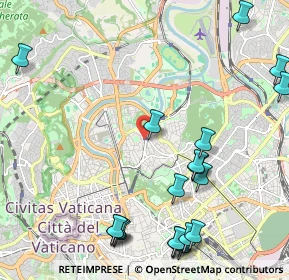Mappa Via Filippo Civinini, 00197 Roma RM, Italia (2.959)