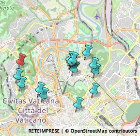 Mappa Via Filippo Civinini, 00197 Roma RM, Italia (1.61867)