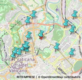 Mappa Via Filippo Civinini, 00197 Roma RM, Italia (2.4)