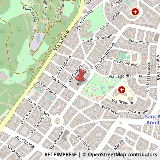 Mappa Via Nemorense, 41, 00199 Roma, Roma (Lazio)