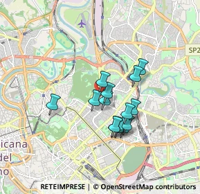 Mappa Via Ceresio, 00199 Roma RM, Italia (1.37714)