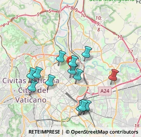 Mappa Via Ceresio, 00199 Roma RM, Italia (3.64923)