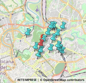 Mappa Via Anapo, 00100 Roma RM, Italia (1.31938)
