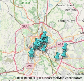 Mappa Via Anapo, 00100 Roma RM, Italia (5.236)