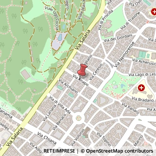 Mappa Via Anapo, 20, 00199 Roma, Roma (Lazio)