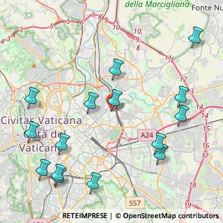 Mappa Via Felice Grossi Gondi, 00162 Roma RM, Italia (5.662)