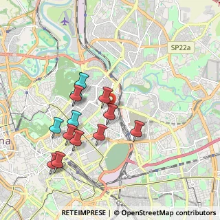 Mappa Via Felice Grossi Gondi, 00162 Roma RM, Italia (1.92846)