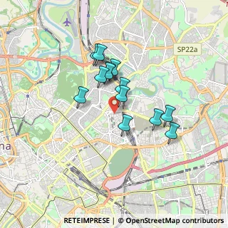 Mappa Via Felice Grossi Gondi, 00162 Roma RM, Italia (1.43154)