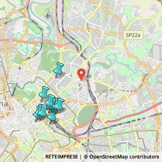 Mappa Via Felice Grossi Gondi, 00162 Roma RM, Italia (2.66364)