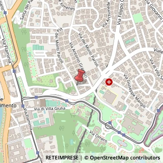 Mappa Via Pomarancio, 1, 00197 Roma, Roma (Lazio)
