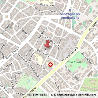 Mappa Via Rovereto,  6, 00198 Roma, Roma (Lazio)