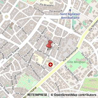 Mappa Via Rovereto, 6, 00198 Roma, Roma (Lazio)