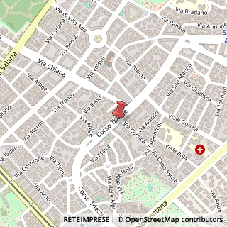 Mappa Corso Trieste, 56/A, 00198 Roma, Roma (Lazio)