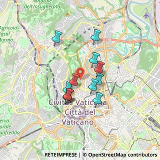 Mappa Via Teulada, 00195 Roma RM, Italia (1.4325)