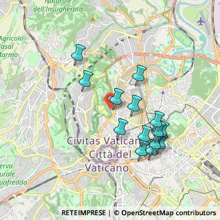 Mappa Via Teulada, 00195 Roma RM, Italia (1.90071)