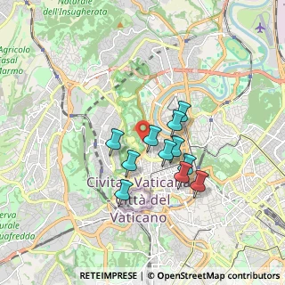 Mappa Via Teulada, 00195 Roma RM, Italia (1.40455)