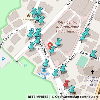 Mappa Via Teulada, 00195 Roma RM, Italia (0.08636)