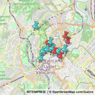 Mappa Via Cortellazzo, 00195 Roma RM, Italia (1.23462)