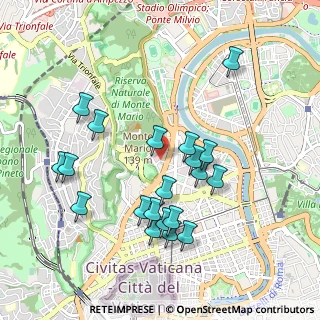 Mappa Via Cortellazzo, 00195 Roma RM, Italia (1.0045)