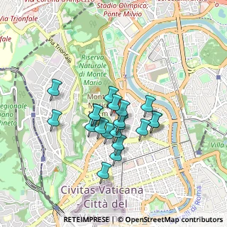 Mappa Via Cortellazzo, 00195 Roma RM, Italia (0.699)