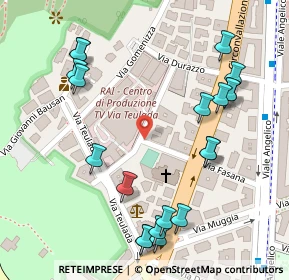 Mappa Via Umberto Novaro, 00195 Roma RM, Italia (0.1605)