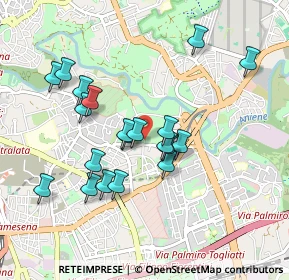 Mappa Riserva Naturale della Valle dell'Aniene, 00158 Roma RM, Italia (0.9025)