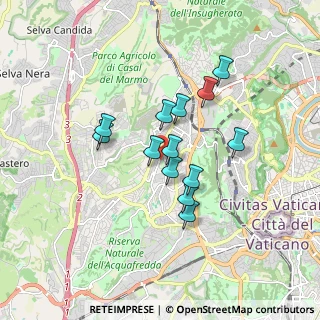 Mappa Via Pietro Bembo, 00168 Roma RM, Italia (1.42615)