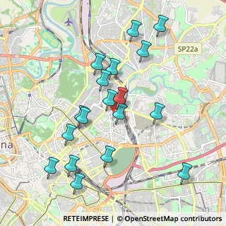 Mappa Via Ignazio Giorgi, 00162 Roma RM, Italia (2.08722)