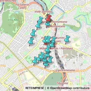 Mappa Via Marcantonio Boldetti, 00162 Roma RM, Italia (0.778)