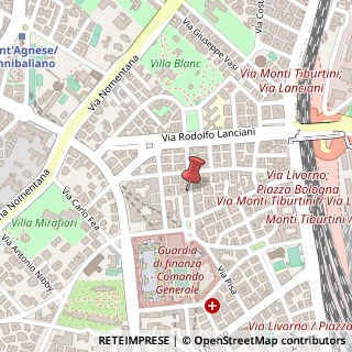 Mappa Via Ignazio Giorgi, 43, 00162 Roma, Roma (Lazio)